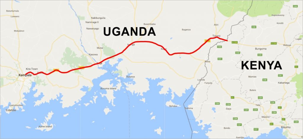 Kampala to Malaba, Uganda Railway Project