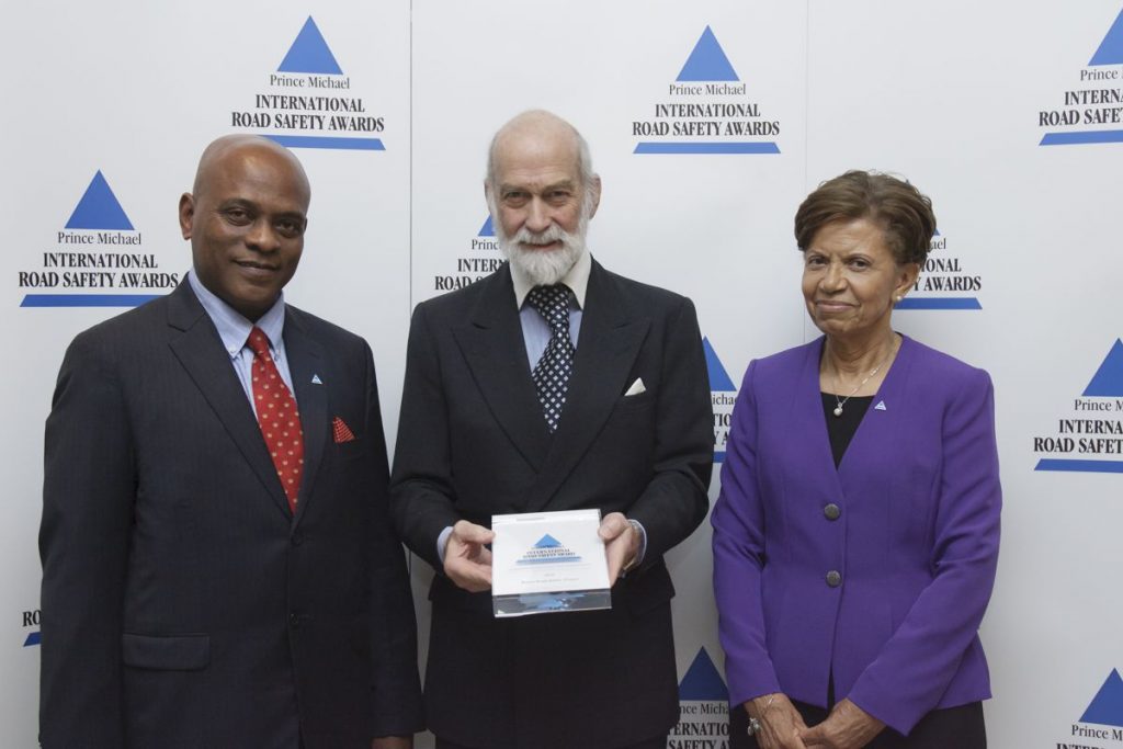 Belize Road Safety Project Road wins Prince Michael International Road Safety Award