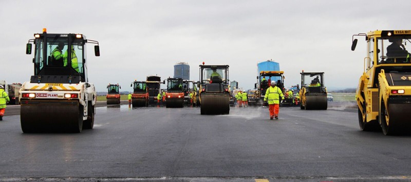 Galliford Try East Midlands Airport Paving