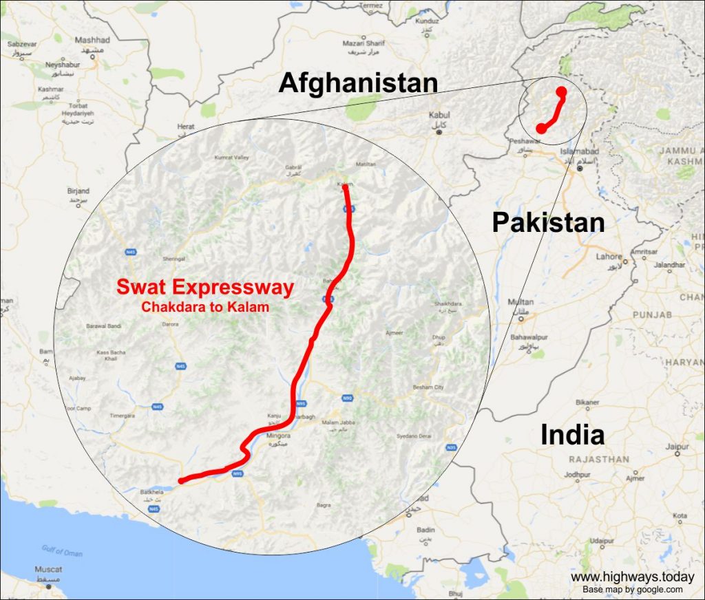 Swat Expressway Map