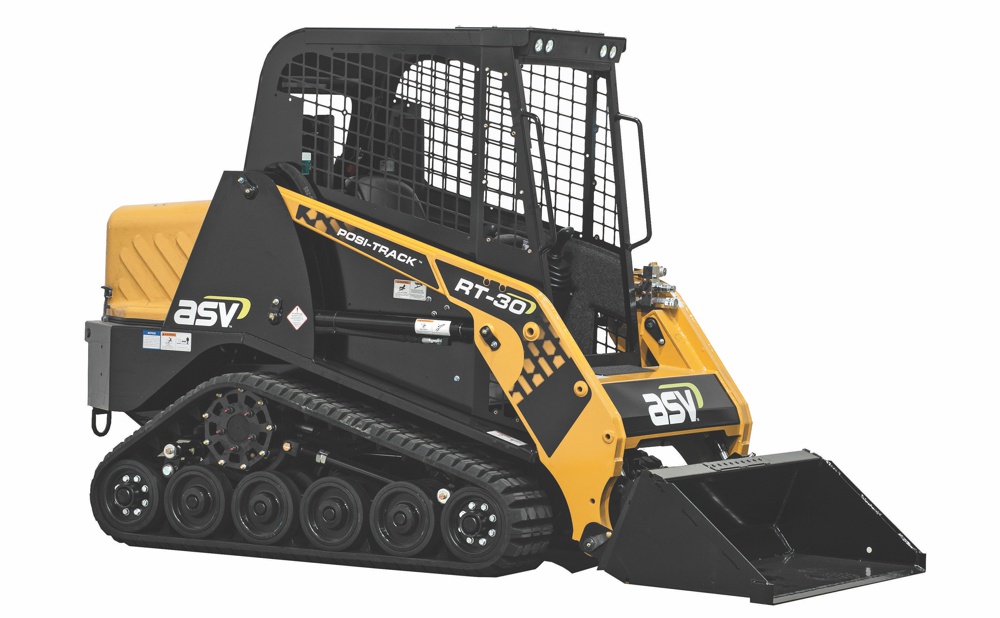 The ASV Posi-Track RT-30’s small size allows it to excel in tight areas in industries such as landscaping, snow removal, rental and construction.