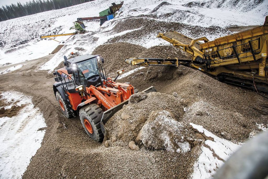 Finnish quarry hails Hitachi ZW370-6 wheel loaders for their unrivalled productivity
