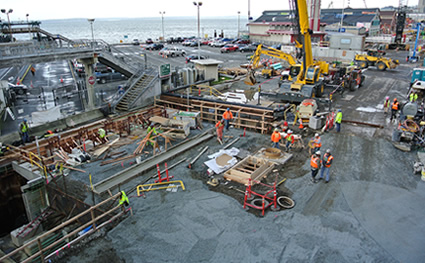 Marion Street driveway restoration to Seattle Ferry Terminal