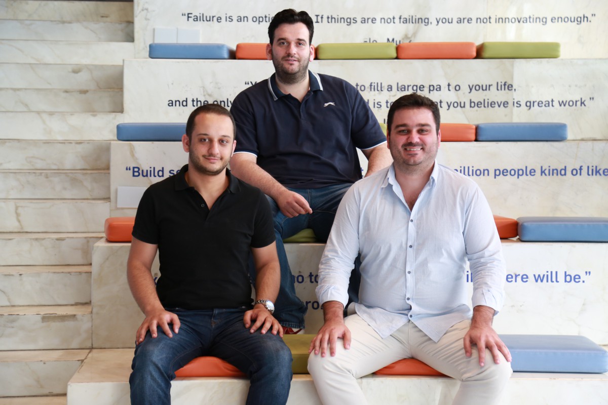 Handiss Founders (left to right - Marc Khoury, Noureddine Korek, Ramzi Jreidini)