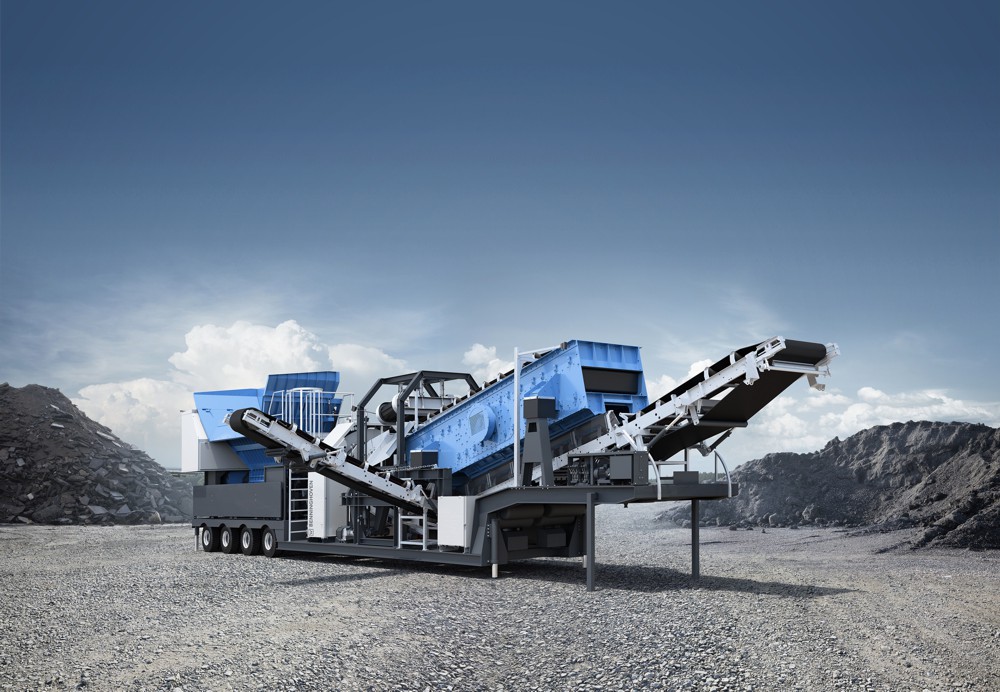 The MBGR 2000 mobile granulator from Benninghoven breaks asphalt into its constituent parts without destroying the original grain structure, handling blocks with an edge length of up to 1.8 m.