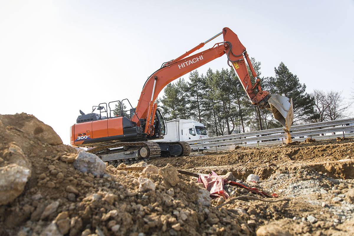 Hitachi ZX300LC-6 excavator offers the complete package for Czech contractor