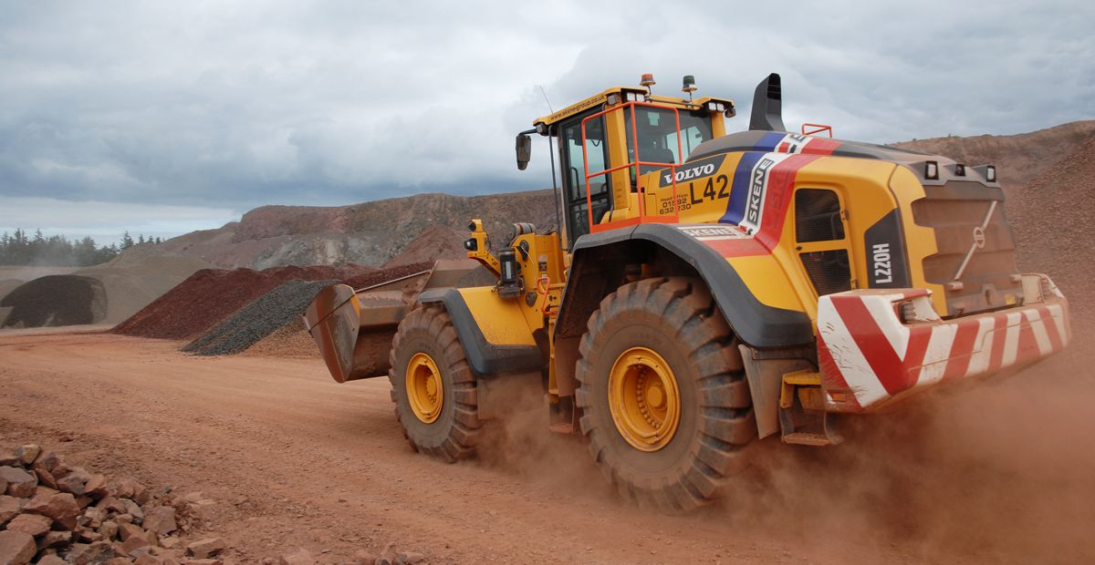 Skene Group adds another Volvo Loader to their Soutra Mains Quarry in Scotland