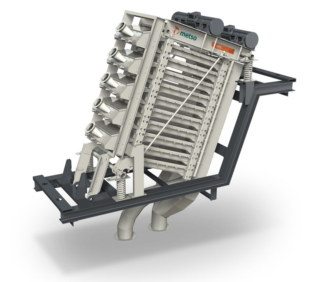 The new Metso UltraFine Screen provides one of the most accurate and cost-effective separation technologies through reduced energy and water consumption.