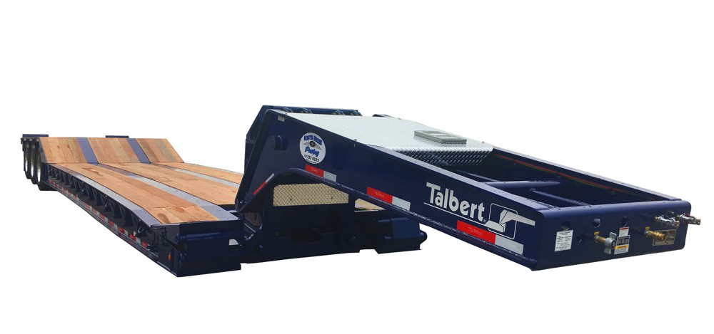 Talbert Manufacturing announces versatile 55 ton Roller Paver heavy-haul trailer