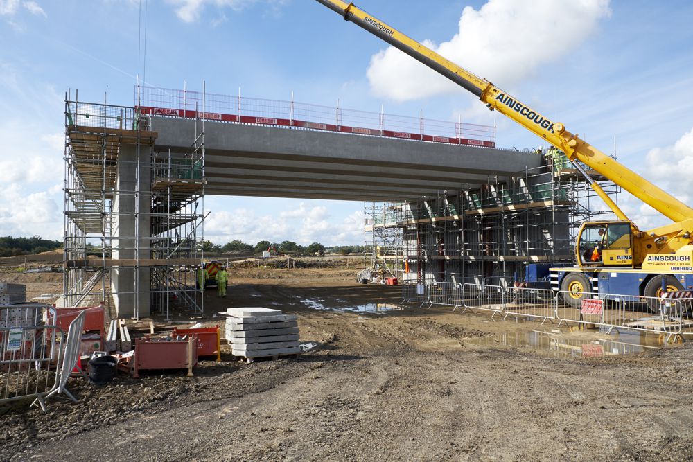 The UK’s biggest road construction project is marking its first full year of work. 