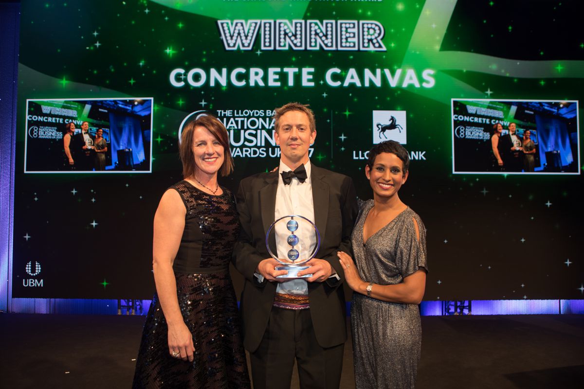 Concrete Canvas wins Samsung Innovation Award