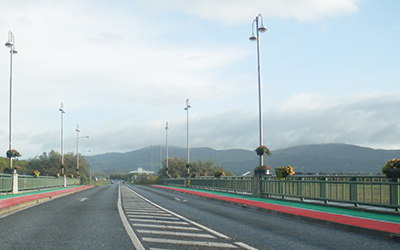 Colourful road markings are becoming more popular on British roads