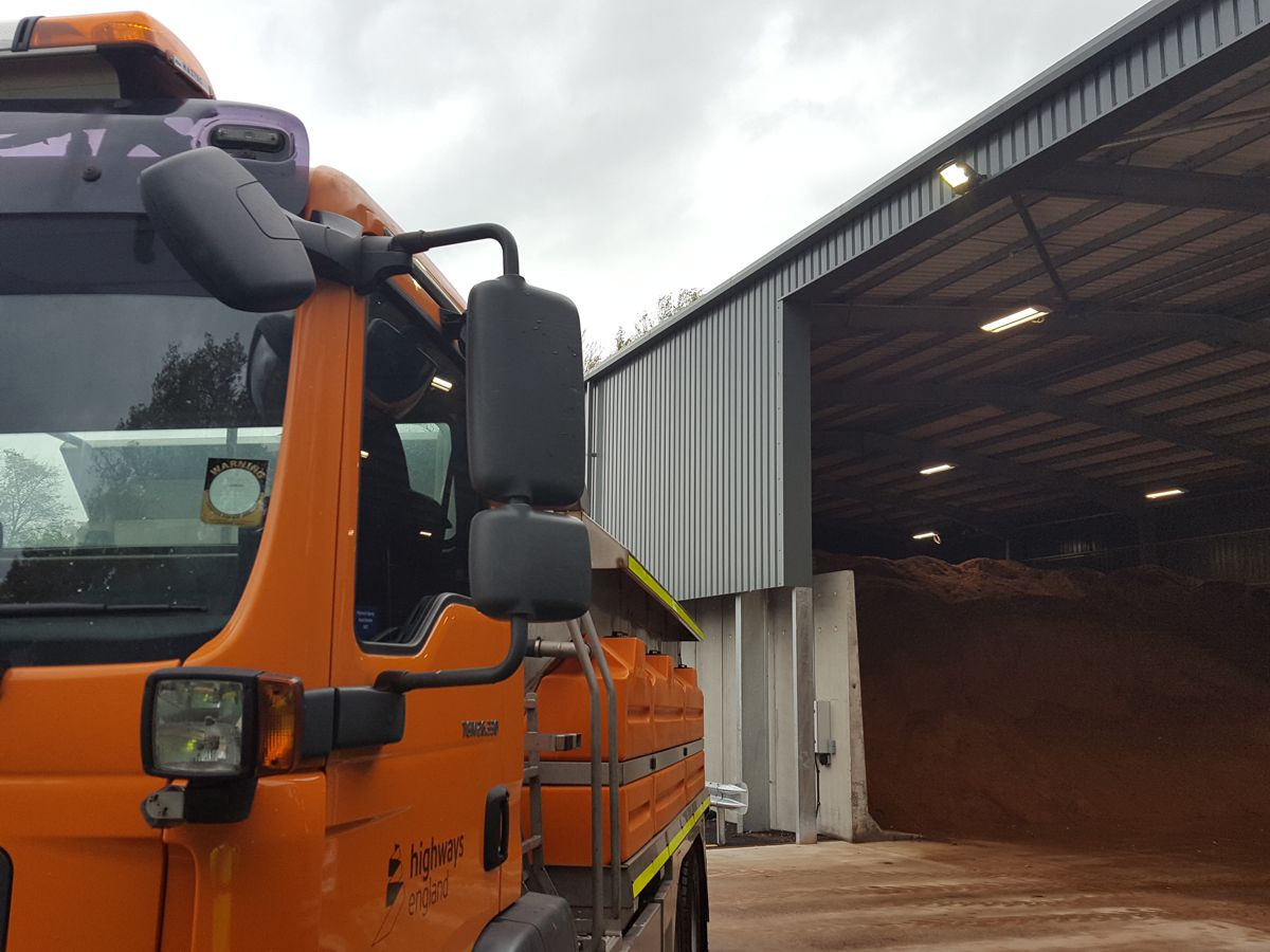 New £1.5 million salt barn to help keep Britain's roads moving this winter