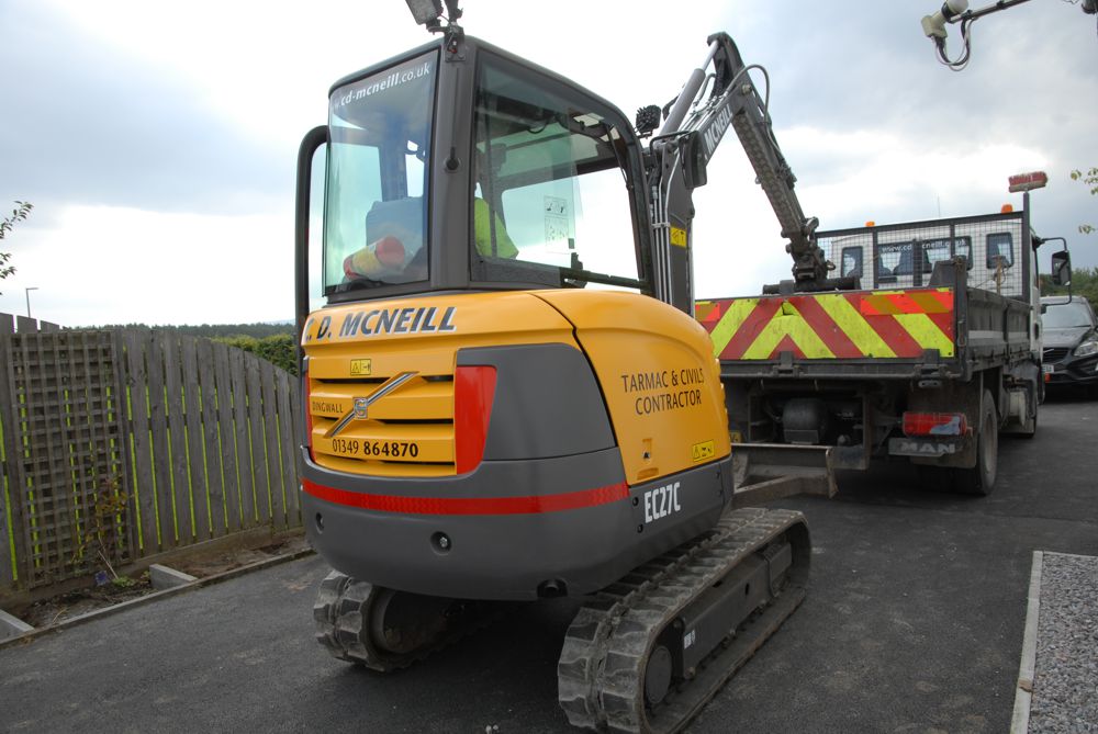 C D McNeill of Dingwall, Ross-shire has purchased a fourth EC27C for its contracting business.