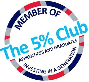 Nottingham-based civil and electrical engineering firm McCann has showcased its commitment to developing future talent by joining The 5% Club