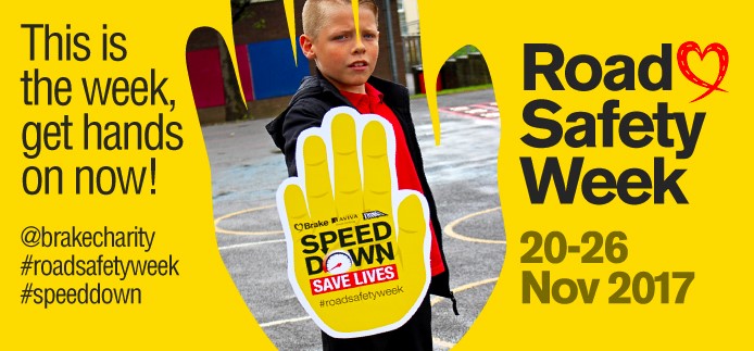Support Road Safety Week and the Brake Charity