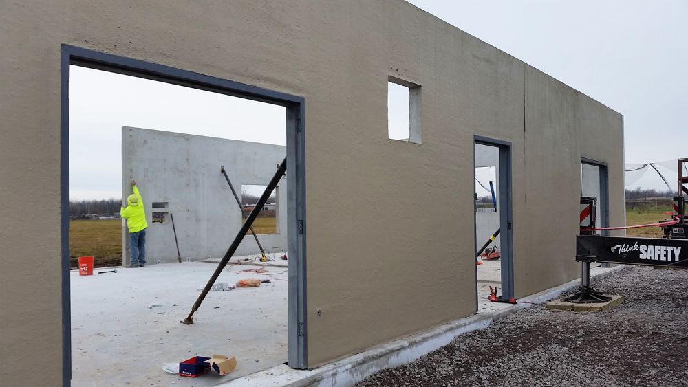 Oldcastle Precast Wall Panel System used at Buffalo Airport