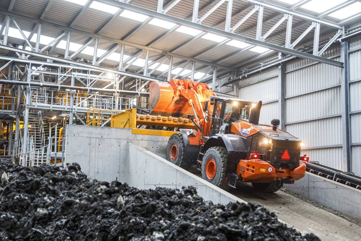 Swiss recycling plant relies on Hitachi workhorse