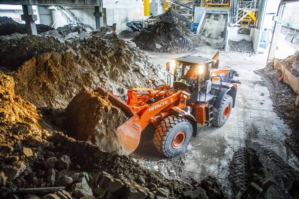 Swiss recycling plant relies on Hitachi workhorse