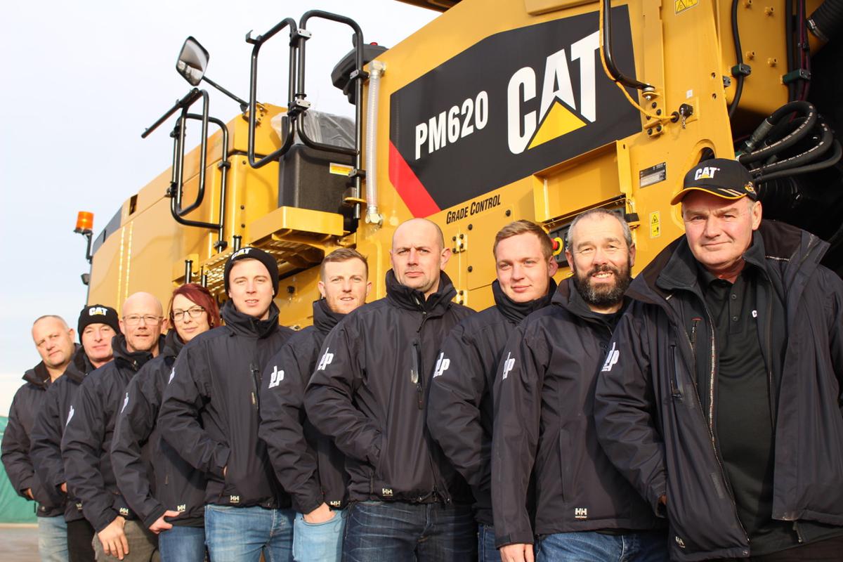 DP Cold Planing takes delivery of a fleet of Caterpillar Cold Planers