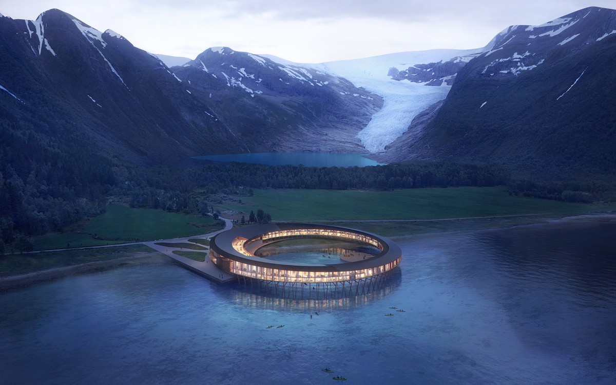 Snøhetta designs World’s first Powerhouse Hotel concept above the Arctic Circle