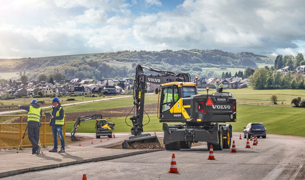 Volvo introduces three new wheeled excavator models