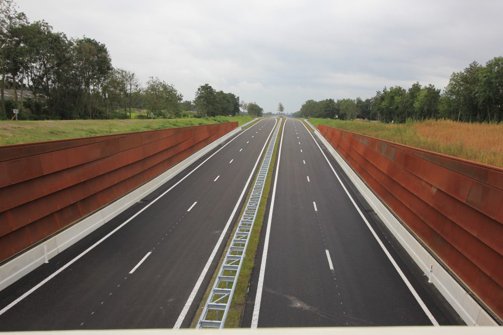 Next Architects design the landscape for 24km of road works in Friesland, Netherlands