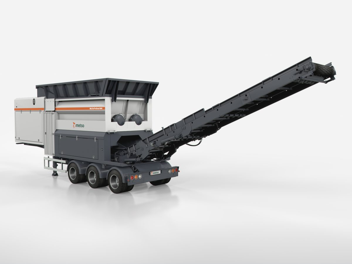 The M&J PreShred 4000 series is the most popular pre-shredder in Metso's portfolio, and it meets the special needs of incoming material that is extremely varied.