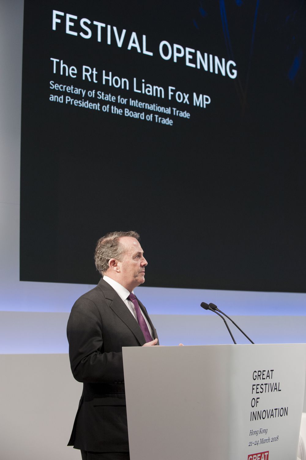 Liam Fox launches awards for Best Business Partnership of the Future