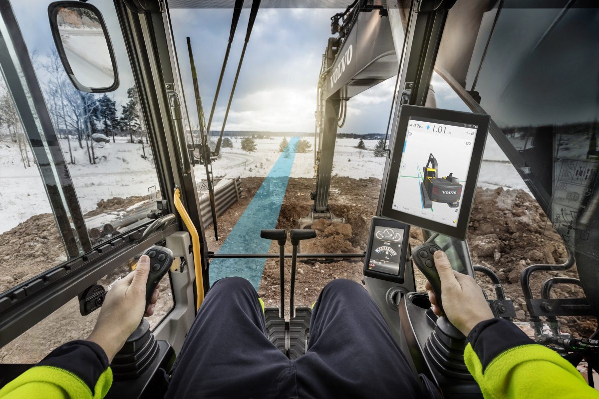 Machine control systems like Volvo DigAssist give operators real-time data