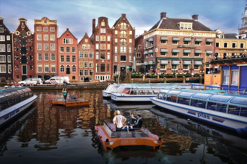 The future of transportation in waterway-rich cities such as Amsterdam, Bangkok, and Venice — where canals run alongside and under bustling streets and bridges — may include autonomous boats that ferry goods and people, helping clear up road congestion.