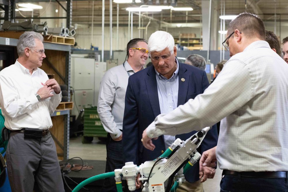 Congressman Bob Gibbs Visits Minnich Manufacturing for AEM I Make America Event