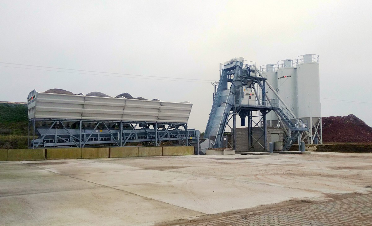 Ammann CBS 105 Elba concrete mixing plant heads to the Hauts-de-France region