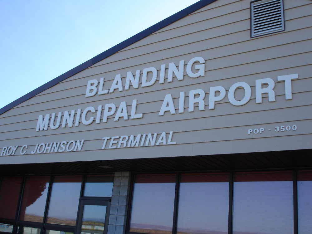 Blanding Airport after 15 years and 3 applications of GSB-88