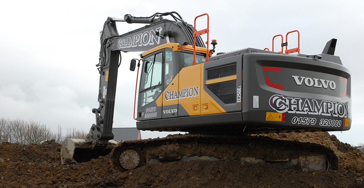 Volvo Excavators and Haulers heading for Cornwall's Champion Groundworks