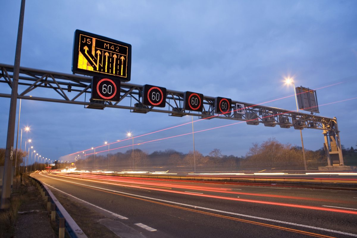 Smart Motorway - Photo by Highways England