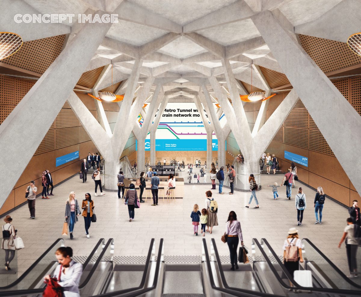 Bold new designs unveiled for Melbourne Metro Tunnel Stations