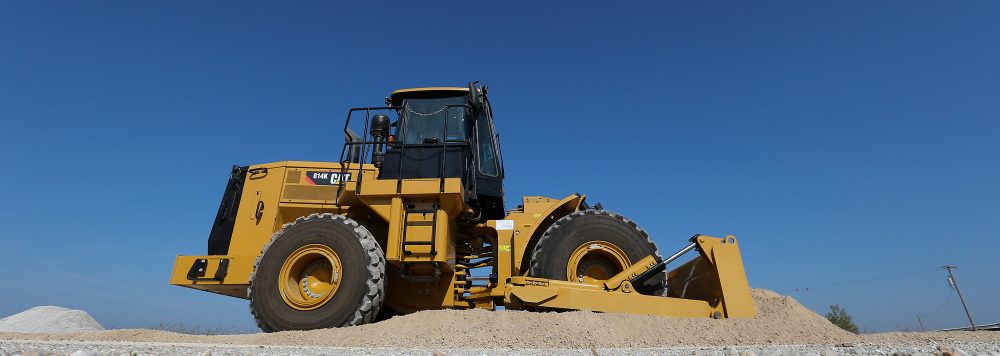 The new Cat® 814K Wheel Dozer delivers operating comfort, efficiency and serviceability advancements
