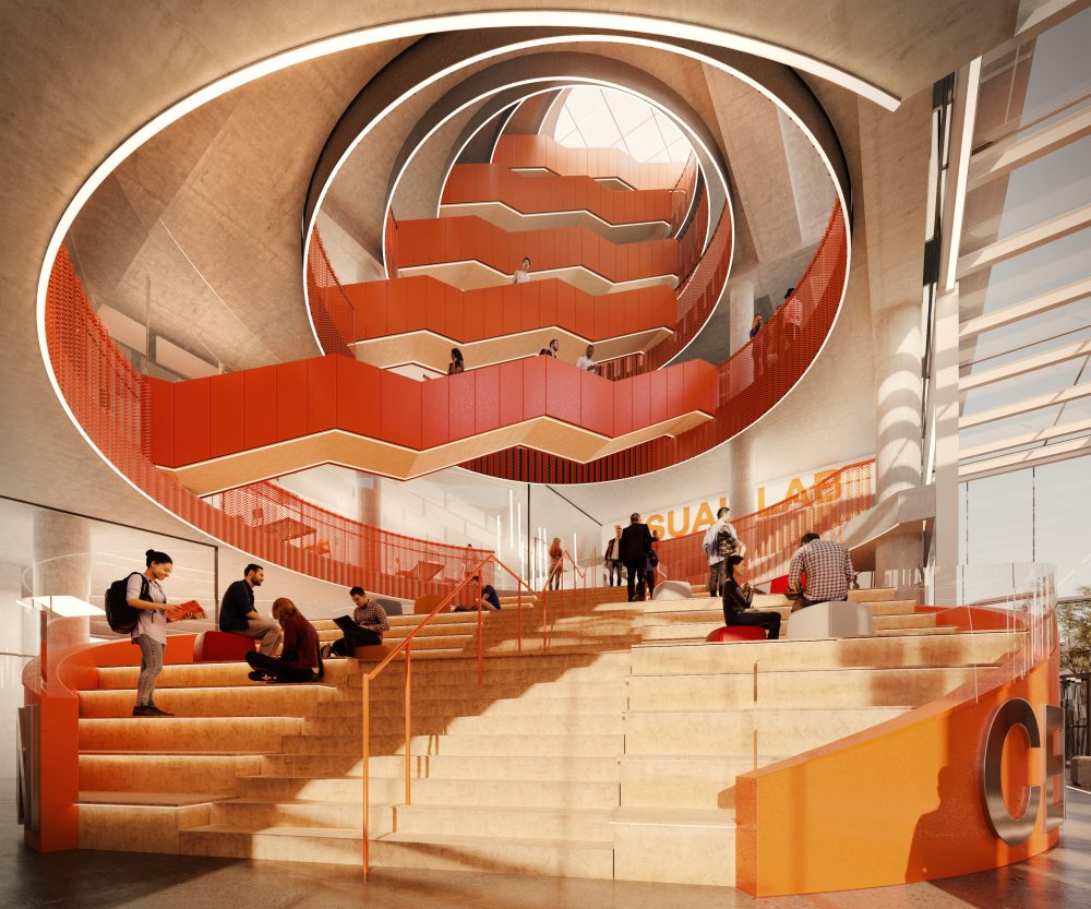 Oculus staircase, Innovation Central