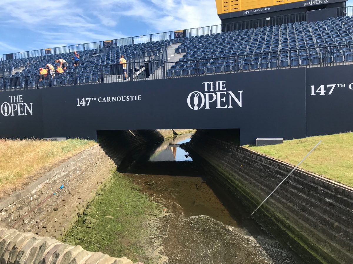 Mabey designs and installs two new bridges for The British Open at Carnoustie