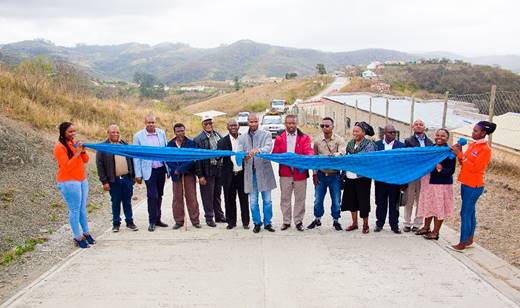 NEW ROADS: Access roads in Ndwalane and Caguba villages near Port St Johns have been completed.