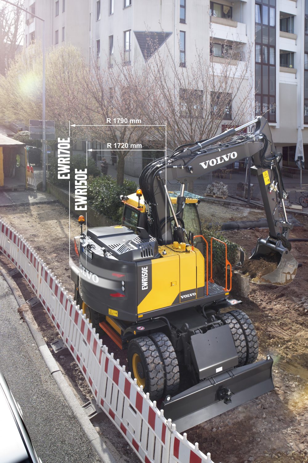 Volvo wheeled excavators available in US through Sourcewell and HGACBuy
