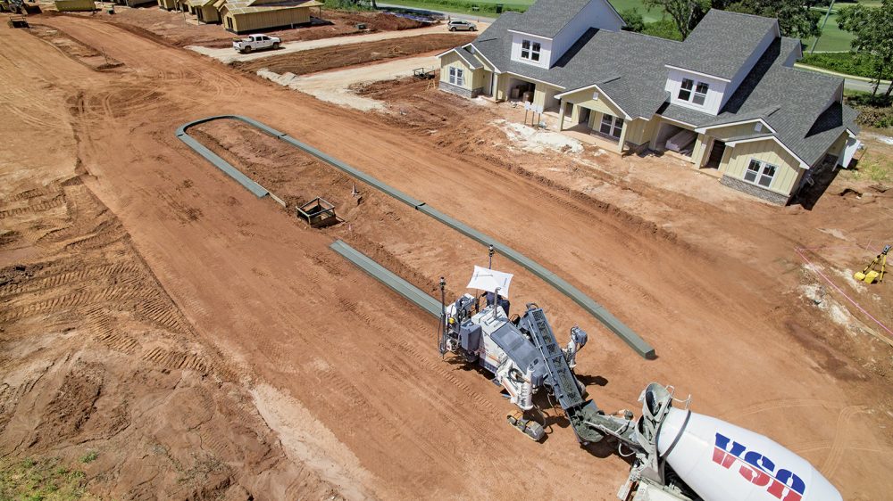 Wirtgen technologies enabled us to produce the concrete profiles even more quickly and precisely.“ Chad Ammons, Project Manager, Ammons & Blackmon Construction LLC