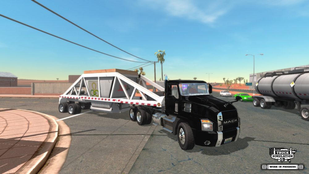 Truck Simulation 19 includes MACK Trucks