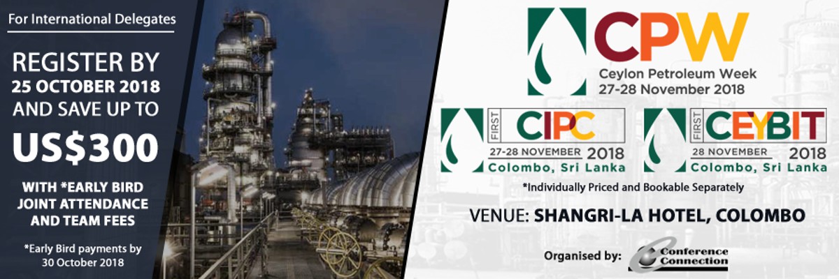 Ceylon International Petroleum & Gas Conference 2018 (CIPC) | Ceylon Bitumen Conference 2018 (CEYBIT)