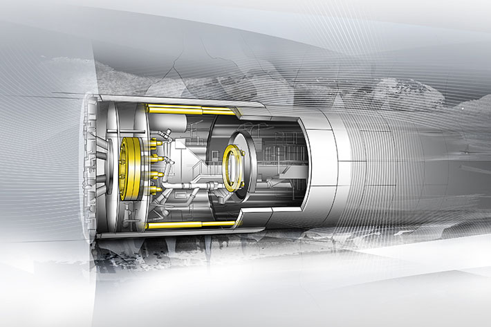 Liebherr components for tunnel boring machines: With application experience gained in recent years, Liebherr is selectively expanding the product portfolio with the new component series.