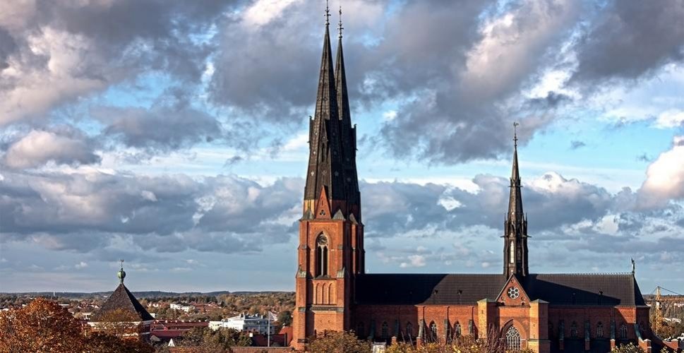 A view of the cathedral in Uppsala, Sweden, the year’s OPCC winner