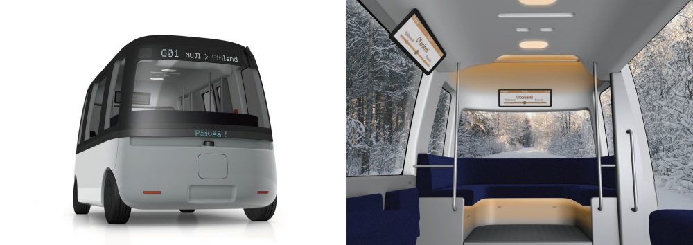 MUJI and Sensible 4 create first Autonomous Shuttle Bus for all-weather conditions