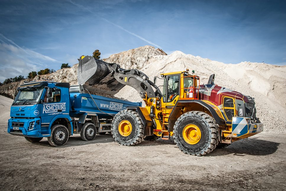 Volvo Shovel takes over as Yorkshire Quarry's prime mover as production is ramped up