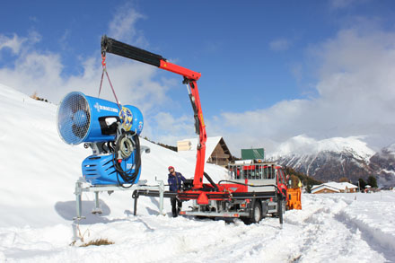 Tending the St Moritz slopes with Aebi's VT450 Vario